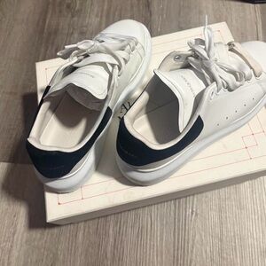 Alexander McQueen White and Black Sneakers